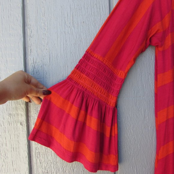 🌻🌱Agnes & Dora Magenta Stripe Walker Dress!🌻🌱 - Picture 3 of 10